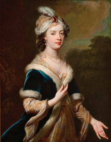 Lady Elizabeth Howard in costume ca. 1730 by George Knapton Location TBD